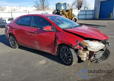2015 Toyota Corolla L z USA, uszkodzony, nr VIN 2T1BURHE1FC338152